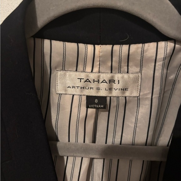 Tahari Arthur S Levine Women's Dark Navy Blazer Jacket Tahari ASL Size:8 - Picture 7 of 16